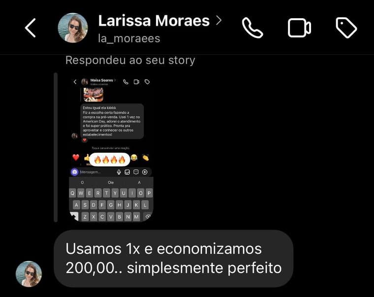 Depoimento de Larissa Moraes — CG em Dobro